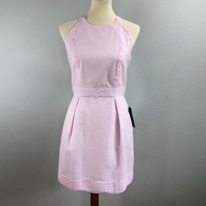 Lauren James Landry Stripe Dress Pink NWT